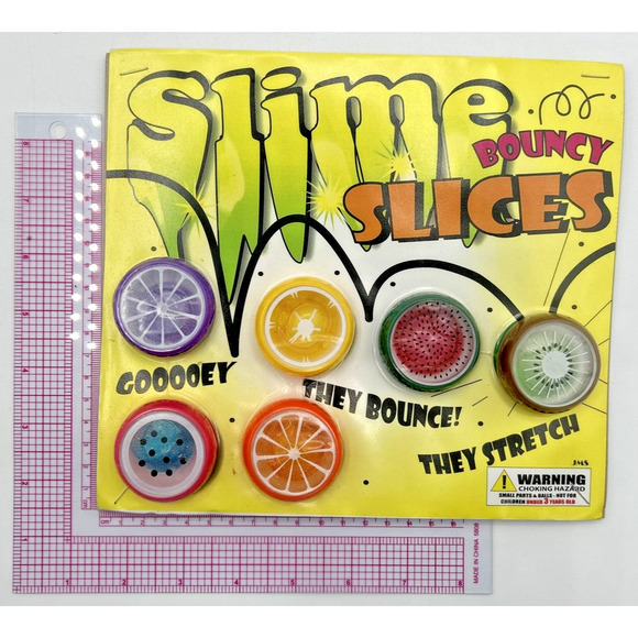 Vintage Vending Display Board Slime Bouncy Slices 0133 - Picture 1 of 2